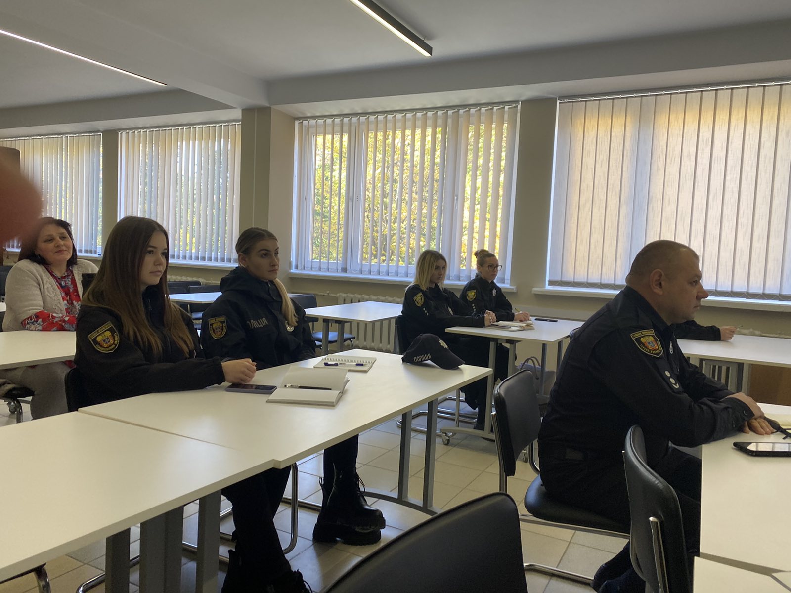 Учасники телемосту - співробітники НПУ